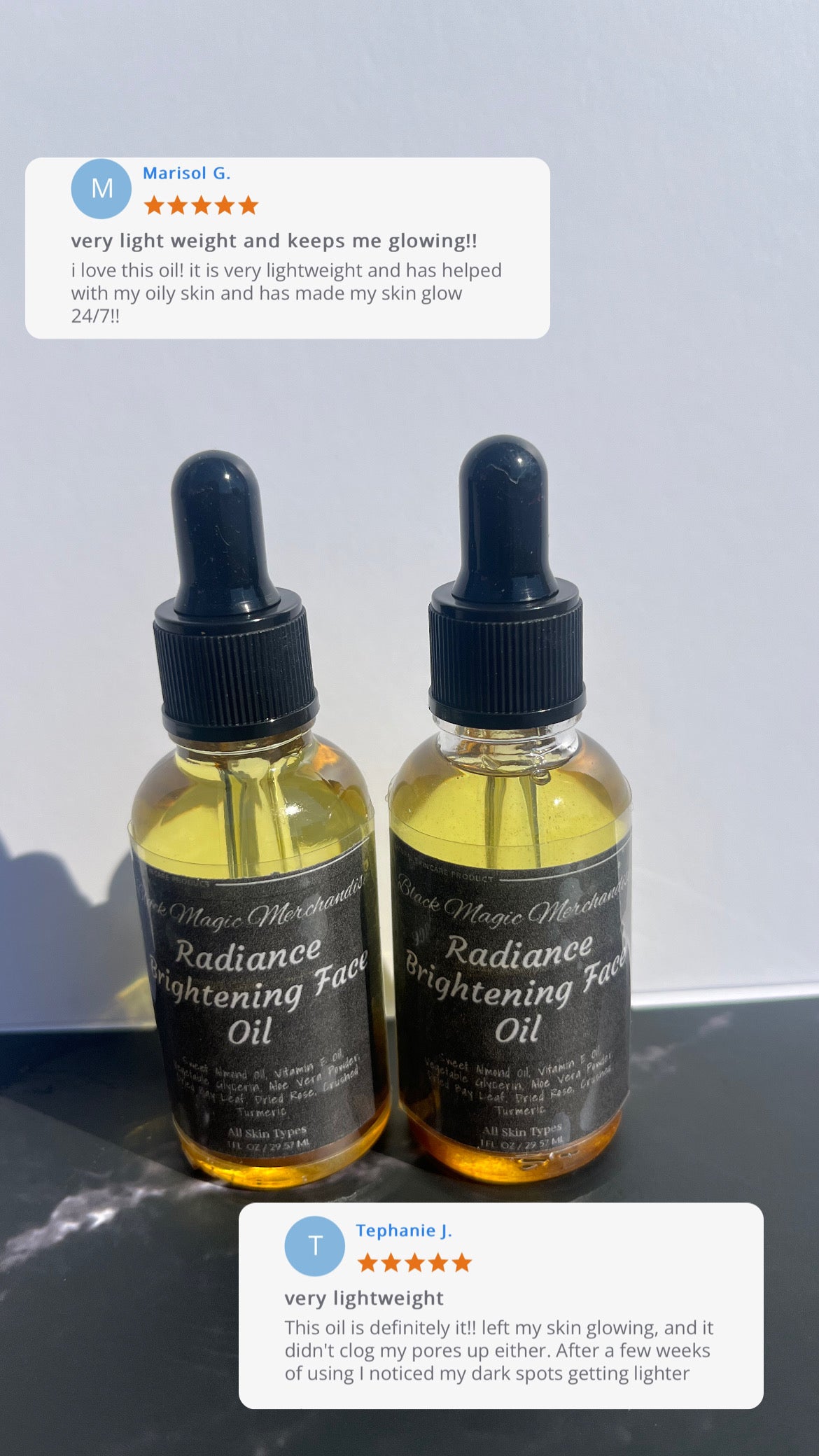 "Radiance" Brightening Face Oil